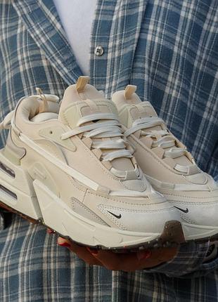 😍 жіночі кросівки nike air max furyosa beige white