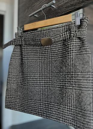 Міні-спідниця жіноча h&m тепла 7
