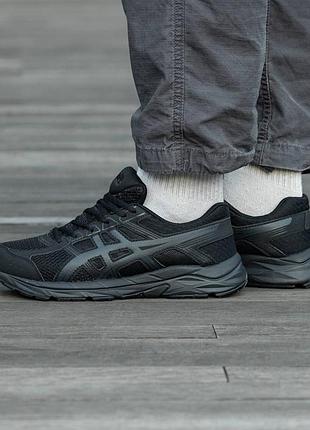 Кросівки asics gel connected 4 all black / асікс