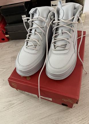 Снікерси жіночі puma білі, розмір 38.5-39