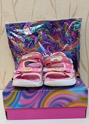 Детские босоножки skechers. размер 28,5