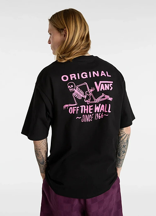 Футболка vans skeleton pose loose fit.оригінал.