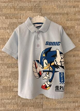 Футболка 👕 поло теніска сонік sonic4-5 років, 110 см