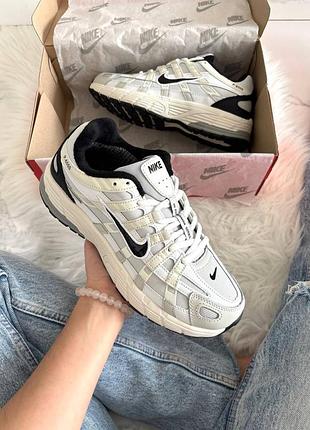 Кросівки nike p-6000 platinum tint black gore-tex termo 💧 вологозахист та термо ❄️ арт 0454