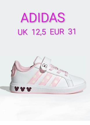 Стильные кроссовки из новой коллекции бренда adidas court Meur 31 12.5 eur 31
