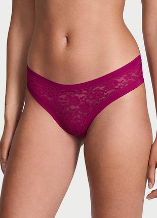 Трусики тонг victoria ́s secret с кружевом