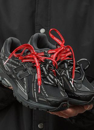 Кросівки чоловічі new balance 1906a double laces black silver