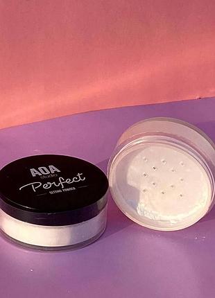 Розсипчаста прозора фіксуюча пудра perfect setting powder від aoa studio (7 г)