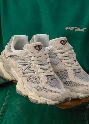 Кроссовки мужские new balance 9060 grey/sliver/red