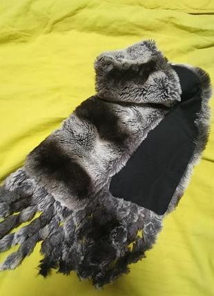 Меховой шарф