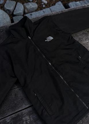 Куртка чоловіча the north face чорна флісова
