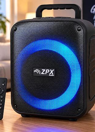 Портативная акустическая система zpx zx-7790 / колонка с led подвеской 250 вт 3600 mah