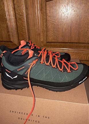 Кросівки чоловічі salewa ms wildfire canvas зелені eu-42