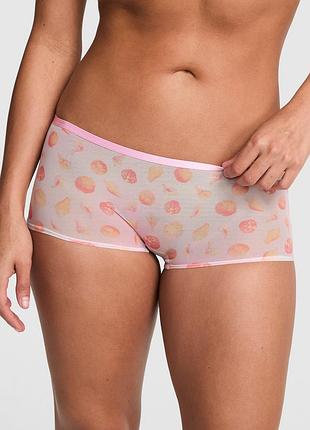 Трусики шортики victoria's secret pink