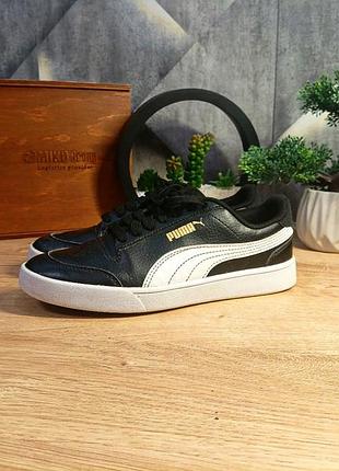 Кросівки унісекс puma shuffle чорні, розмір 37