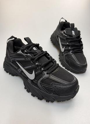 Кросівки чоловічі nike v2k утеплені чорні