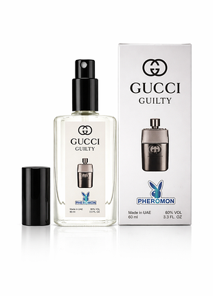 Мужской парфюм gucci guilty pour homme гусиный гилти пурпур хомм с ферромонами 60 мл тестер