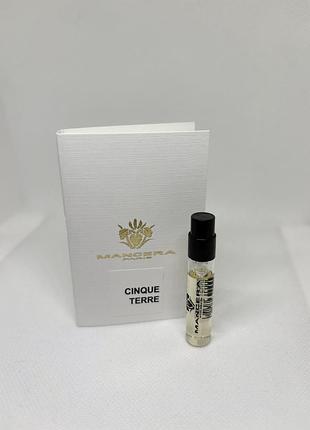 Оригинальный пробник cinque terre mancera