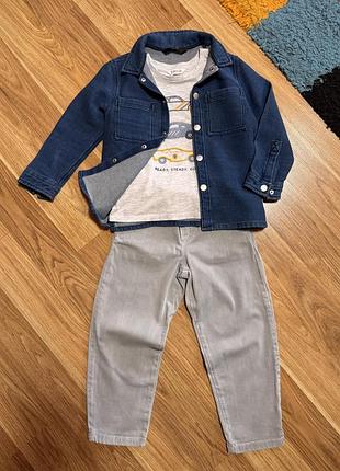 Zara стильний якісний комплект для хлопчика розмір 110