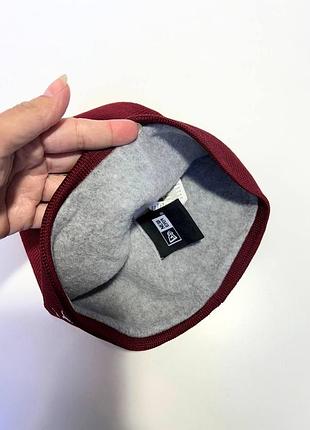 Шапка бордова  new era 3