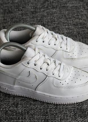 Кроссовки nike air force 1 le white оригинал нат кожа!