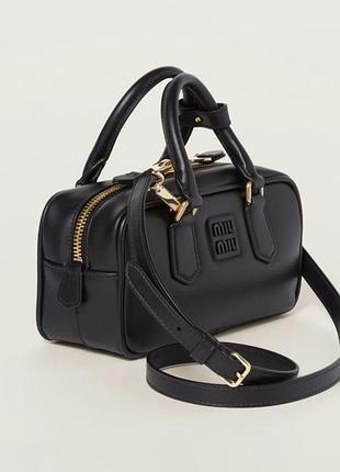 Arcadie leather bag mini black 22x11x7,5