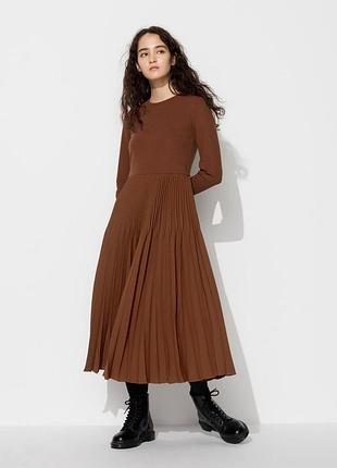 Осеннее платье uniqlo