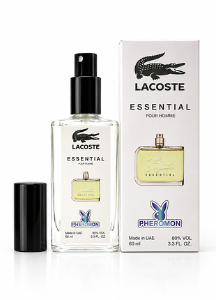 Чоловічі парфуми lacoste essential лакост есеншал з феромонами 60 мл тестер