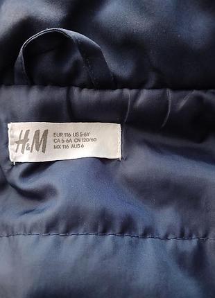 Куртка h&amp;m 5-6 лет, 110-116 5