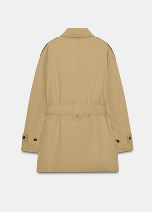 Утеплений плащ оверсайз zara 7