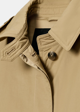 Утеплений плащ оверсайз zara 8
