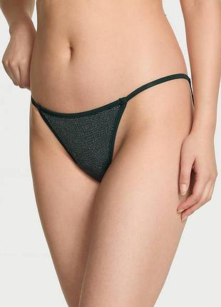 Женские трусики бикини victoria's secret pink с блеском