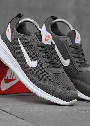 Кроссовки мужские nike shifter серые молодежные летние кроссы сетка для активного отдыха найк шифтер качественная обувь на весну л