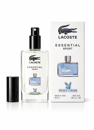 Мужской парфюм lacoste essential sport лакост эссеншал спорт с ферромонами 60 мл тестер