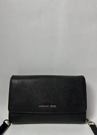 Шкіряна актуальна сумка на/ через плече michael kors