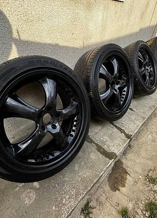 Диски разноширокие techart formula 2 r22 5x130 porsche original