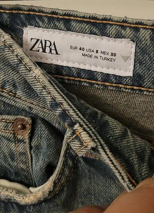 Джинсы zara с лампасами 5