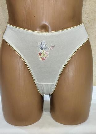 Красивые трусики l-xl коттон