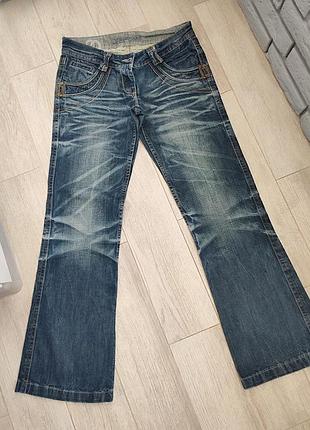 Джинсы клёш bootcut низкая посадка ретро винтажные 2000е y2k