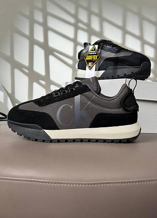 Водонепроникні кросівки calvin klein gtx grey black