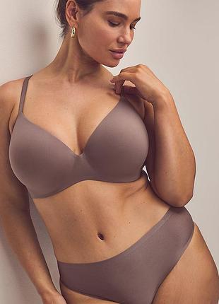 Гладкие трусики тонг flex victoria's secret с логотипом
