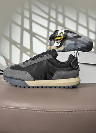 Водонепроникні кросівки calvin klein gtx grey beige