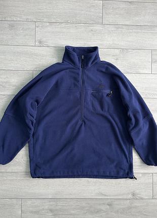 Винтажная мужская флисовая кофта найк асг nike acg half-zip pullover fleece vintage retro size xl размер флиска свитер олимпийка толстовка оригинал