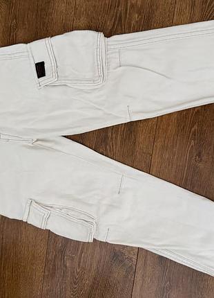 Джинси жіночі zara карго білі