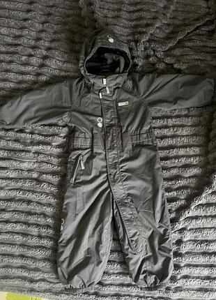 Комбінезон reima 92 р + 6 см - 98 р більшомір можна до 104 р темно сірий графіт утеплений зимовий трисезонний дитячий комбез рейма зима весна осінь