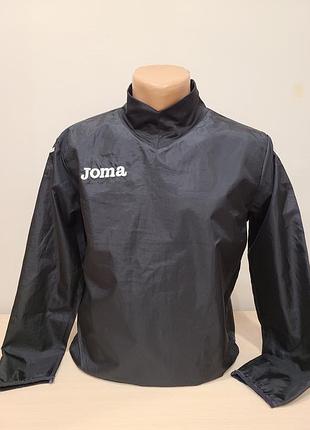 Чорна спортивна вітровка-дощовик від іспанського бренда joma.розмір s/m