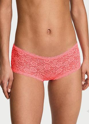 Кружевные трусики шортики victoria's secret