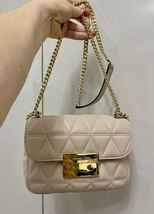 Сумка жіноча michael kors пудрованатуральна шкіра