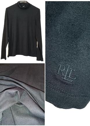 Женский стрейч гольф водолазка lauren ralph lauren р.48-52 базовый черный