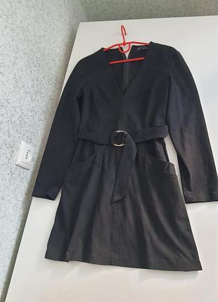 Платье замшевое zara